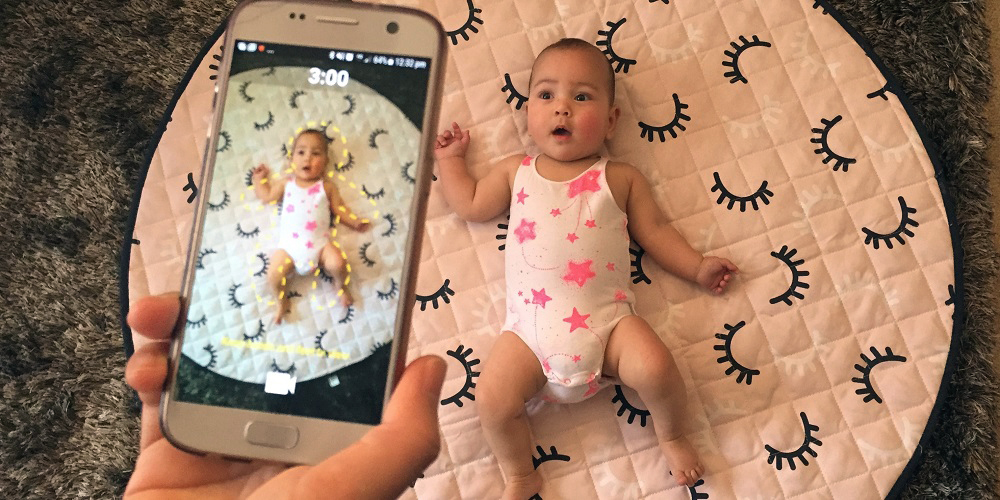 Baby Lexi Polonidis is taking part of the Baby Moves and VICS trials