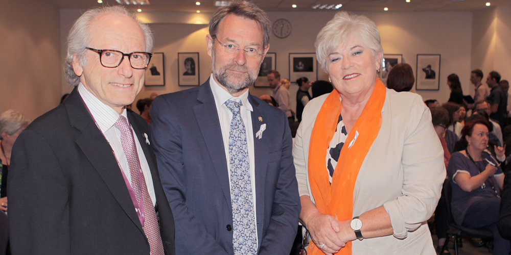 A/Prof Leslie Reti, Prof David Watters, Lyn Swinburne AM