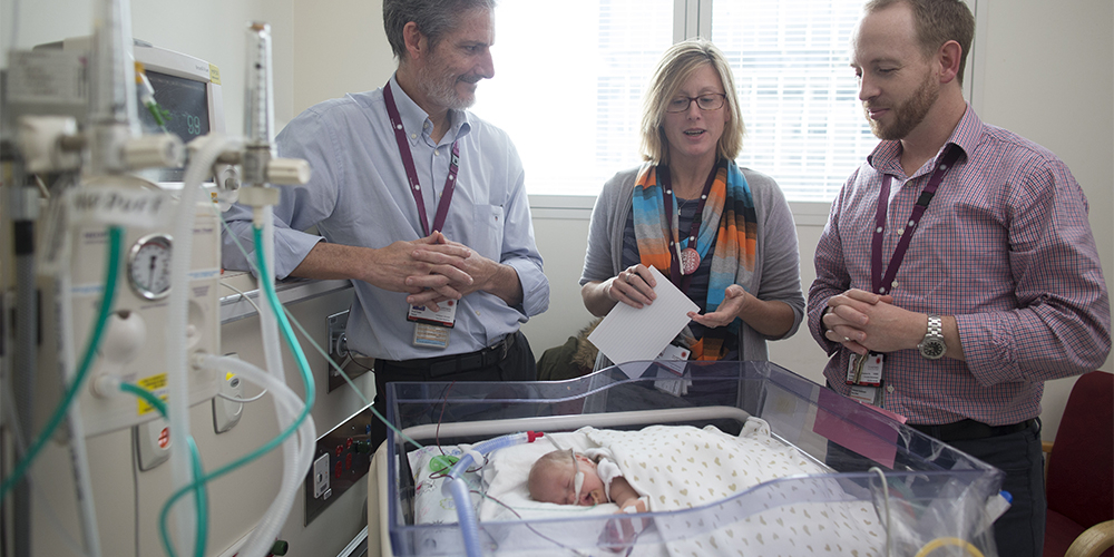 Professor Peter Davis, Dr Louise Owen and Dr Brett Manley 