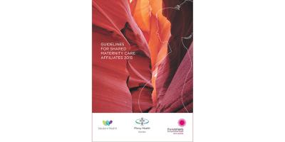 Shared Maternity Care Guidelines cover