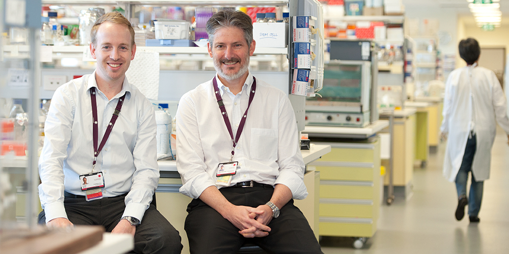Dr Brett Manley and Prof Peter Davis