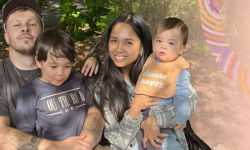 Noela and her partner Joshua received maternity care through the Baggarrook program. 
