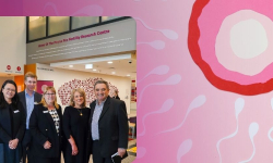 Anne Marie Gasbarro and husband Danny Gasbarro (left) have established the Moyna Fox Fertility Research Centre at the Women's.  