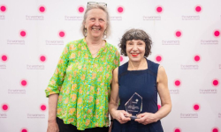 Dr Ginette Falcone was recipient of the prestigious Woodward Family Medal of Excellence.
