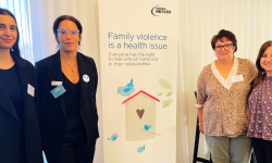 The team behind the programs: (L-R) Natalie Dimitrakas - Project Officer Family Violence, Amanda Morris - Senior Program Manager Family, Sar