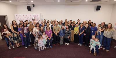Staff celebrating their length of service milestones.
